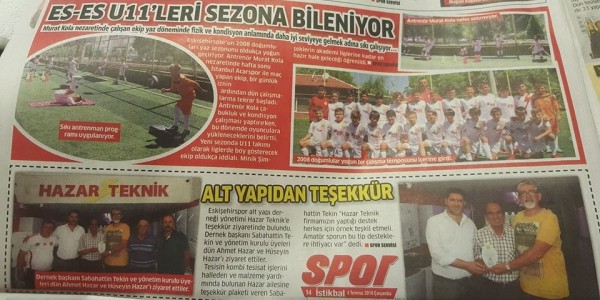 Altyapıdan Hazar Teknik'e Teşekkür.