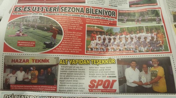 Altyapıdan Hazar Teknik'e Teşekkür.